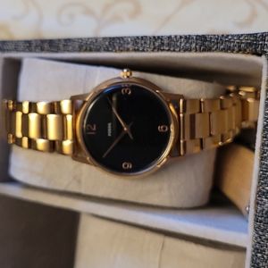 Fossil limited edition mood watch rose gold
